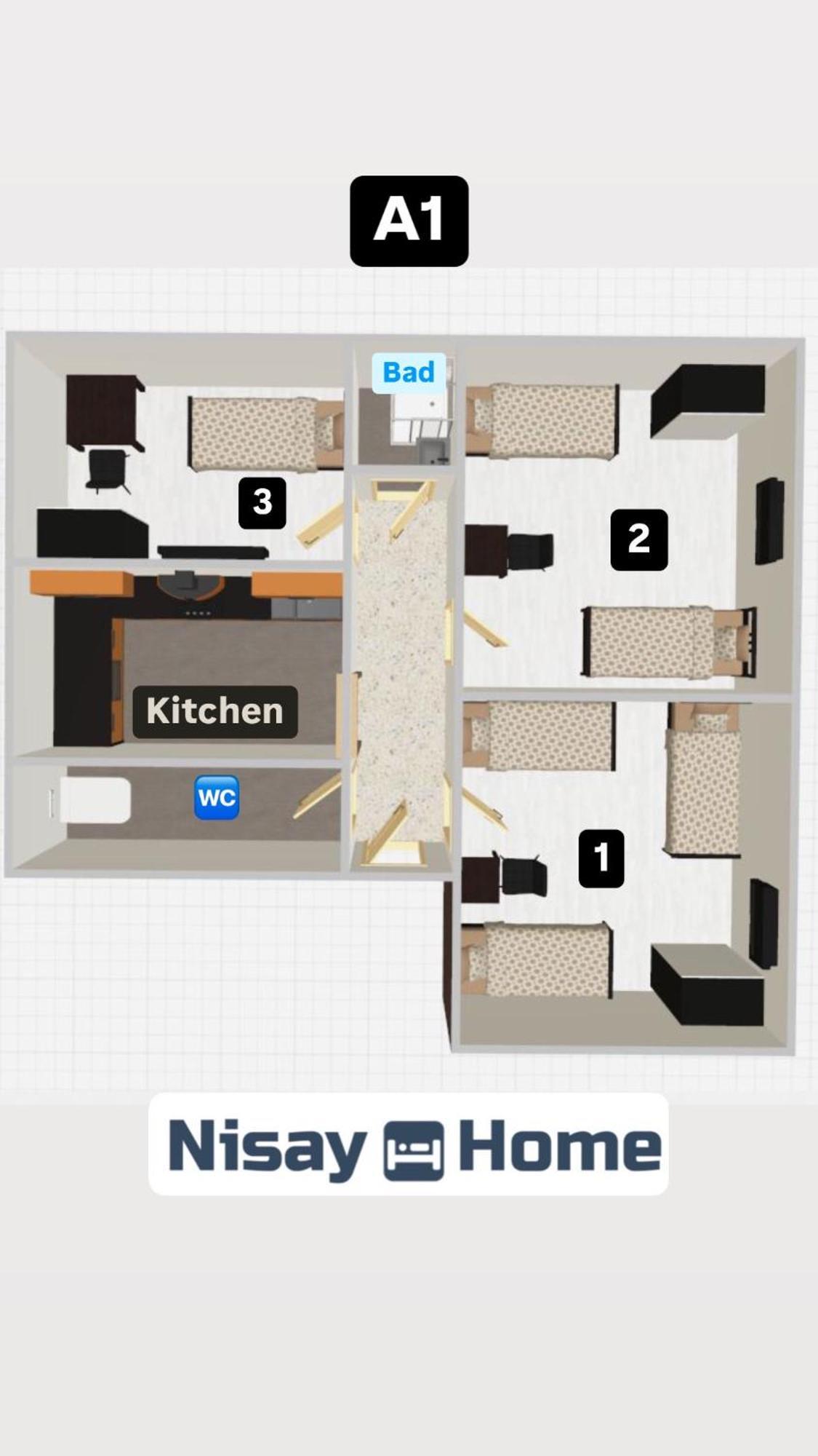 Nisay Home - 3 Room Apartment - A1 Λούντβιχσμπουργκ Εξωτερικό φωτογραφία